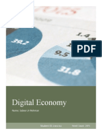 Digital Economy: Name: Sabee Ur Rehman