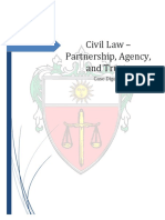 0 UST 2019 Deans Circle - Partnership, Agency and Trust Cases PDF