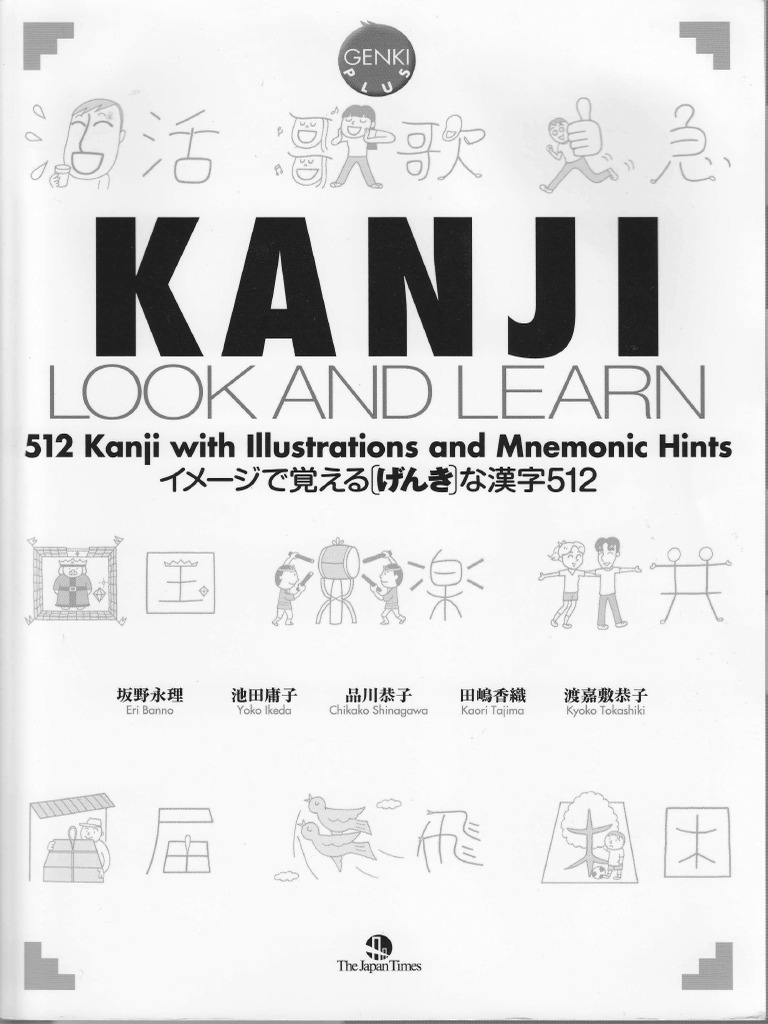 Kanji Look And Learn Part 1 Pdf