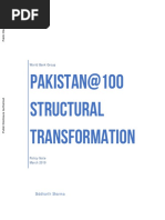 Pakistan@100 Structural Transformation: World Bank Group