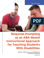 Response Prompting As An ABA-Based Instructional Approach For Teaching Students With Disabilities