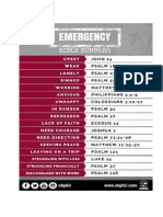 Emergency Bible Numbers