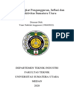 Analisa Tingkat Pengangguran, Inflasi Dan Produktivitas Sumatera Utara (Vinni Nabilah Anggraeni - 190403022)