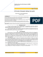 Femoral Neck Fracture Iatrogenic During Ante Grade: Cyril Jones, Syed Najimudeen