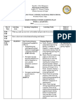 GRADE 9 Weekly Home Learning Plan RENATO BAJADOR