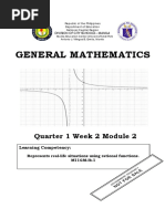 General Mathematics: Quarter 1 Week 2 Module 2