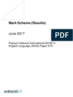 Mark Scheme (Results) : June 2017