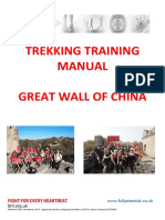 Trekking Training Manual Great Wall of China: Fight For Every Heartbeat