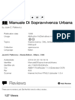 Manuale Di Sopravvivenza Urbana - Jazek E. Palkiewicz
