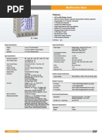 Multifunction Meter MFM384: Features