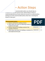 Action Steps Part 8