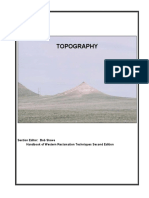 Topography: Section Editor: Bob Stowe Handbook of Western Reclamation Techniques Second Edition