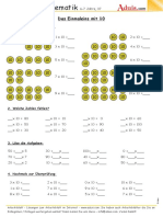 Das Einmaleins Mit 10: 1. Rechne Folgende Beispiele
