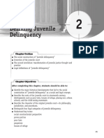 Defining Juvenile Delinquency: After Completing This Chapter, Students Should Be Able To