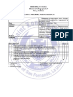 ESP9 GRASPS at Rubrik Programa para Sa Barangay