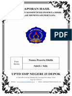 Cover Raport Kurtilas SMPN 25 Depok PDF