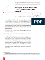 Autismo Construção de Um Protocolo PDF