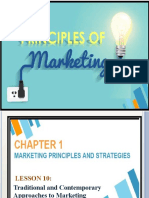 CH 1 Lesson 10 Traditional and Contemporary Approaches To Marketing
