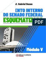 Senado Material Esquematizado de Regimento Interno Modulo V Prof Gabriel Dezen PDF