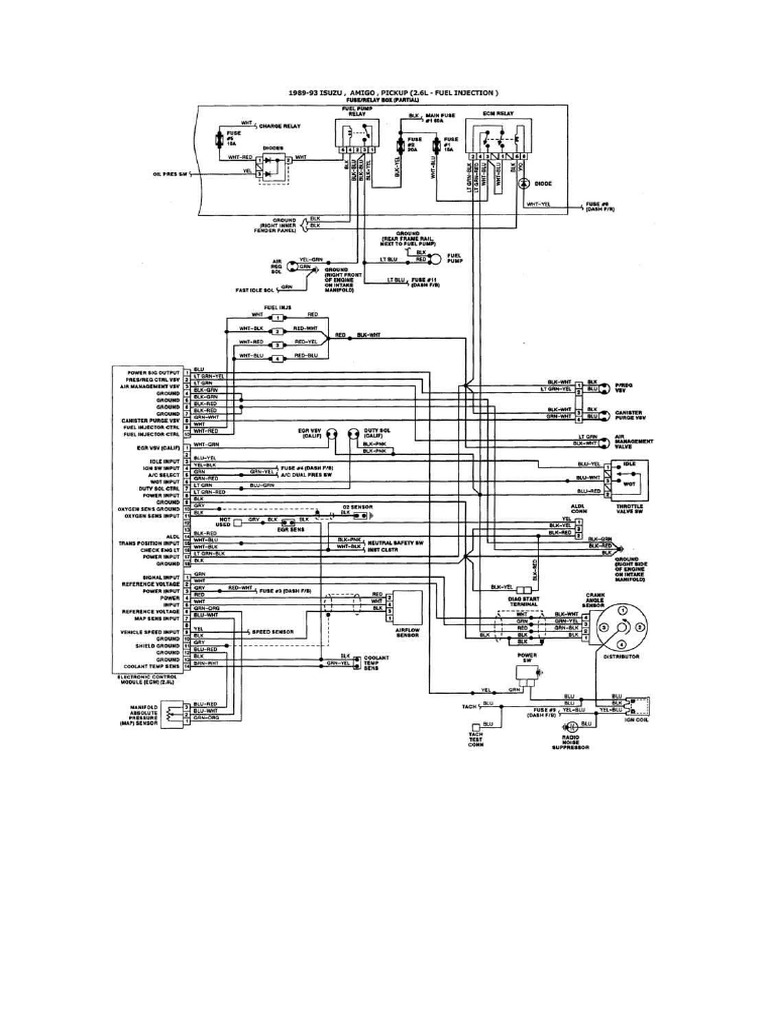 Diagrama Eléctrico Isuzu Npr Isuzu Npr Wiring Fuse 2006 Fus