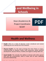 Health and Wellbeing in Schools