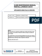 BDF 35S Freefall Davit Manual (RV.1)