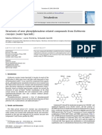 Structures of New Phenylphenalene-Related Compounds From Eichhornia Crassipes (Water Hyacinth)