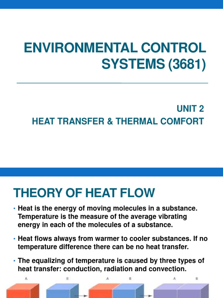 Heat Transfer and Thermal Comfort Guide | PDF | Heat Transfer ...