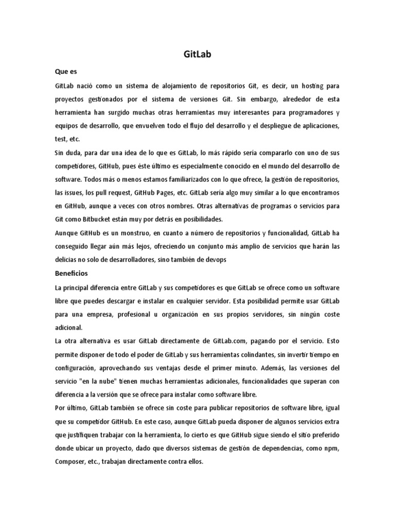 Gitlab | PDF | Software | Archivo de computadora