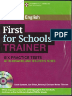 First For Schools Trainer PDF