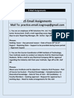 Email Assignments
