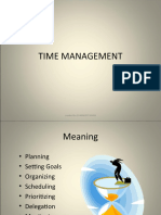 Time Management: Created by SVARNJEIT SINGH