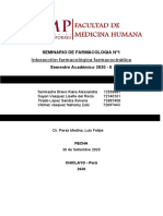 SEMINARIO DE FARMACOLOGIA Nº1