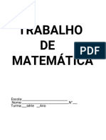 Trabalho de Matéria