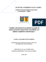 Análisis Estructural de Un Modelo de Puente de PDF