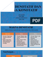 Makna Denotatif Dan Makna Konotatif