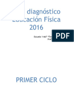 Plan Diagnóstico de Educación Física 