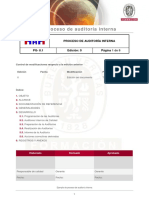 Ejemplo Proceso Auditoria Interna