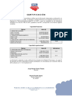 Certificación Con Indicadores