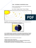 Fisa de Lucru - Universul Si Sistemul Solar