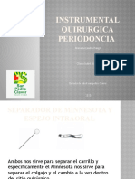 Instrumental Quirurgica Periodoncia