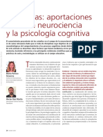 Evidencias Aportaciones Desde La Neurociencia y La Psicologia Cognitiva Doe0597904 PDF