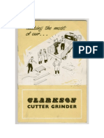 Clarkson Cutter Grinder Manual
