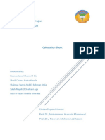 Adel ELsayed Ghoraba .... Calculation Sheet PDF