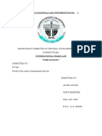 Chanakya National Law University, Patna J: Rough Draft Submitted in The Final Fulfilment of The Course Titled