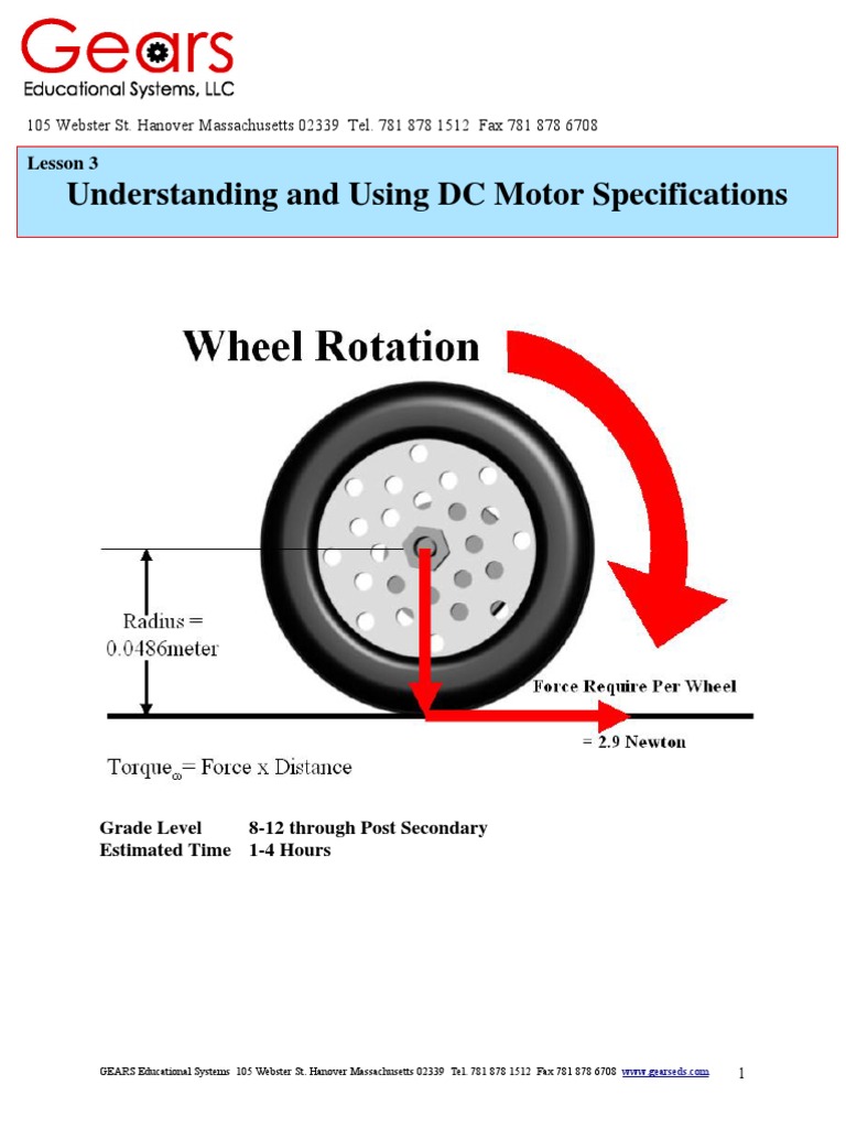 DC Motor | PDF