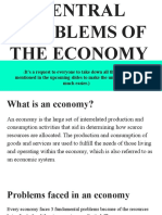 Central Problems of The Economy