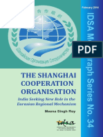 The Shanghai Cooperation Organisation: India Seeking New Role in The Eurasian Regional Mechanism