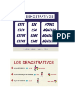 Ser, Estar, Demostrativos