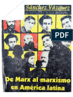 De Marx Al Marxismo en América Latina, de Adolfo Sánchez Vázquez